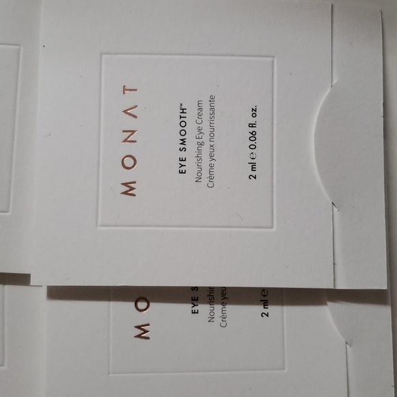 NEW 10 Pack Monat Eye Smooth Nourishing Eye Cream Samples Sachets 20mL / 0.6oz - Picture 2 of 4